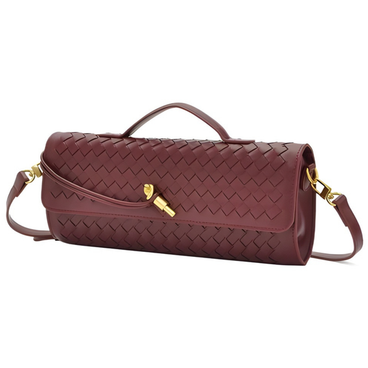 Bolso clutch trenzado