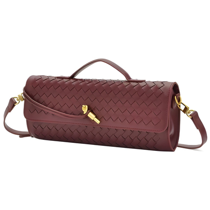 Bolso clutch trenzado