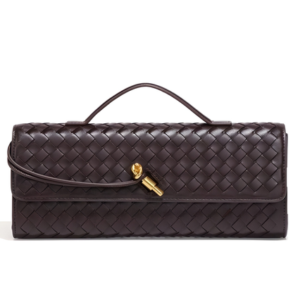 Bolso clutch trenzado