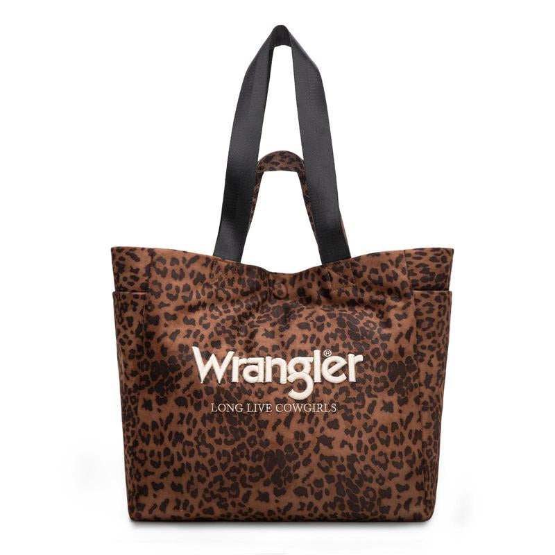 Wrangler Large Tote Bag for Women Casual Designer Shoulder Bag Handbag for Travel Work Gym