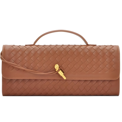 Bolso clutch trenzado