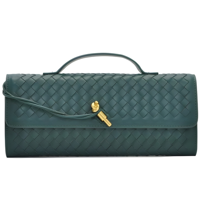 Bolso clutch trenzado