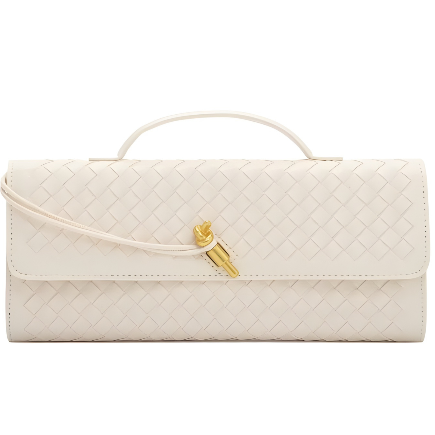 Bolso clutch trenzado