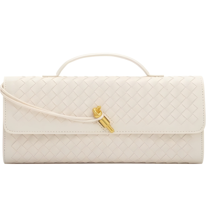 Bolso clutch trenzado