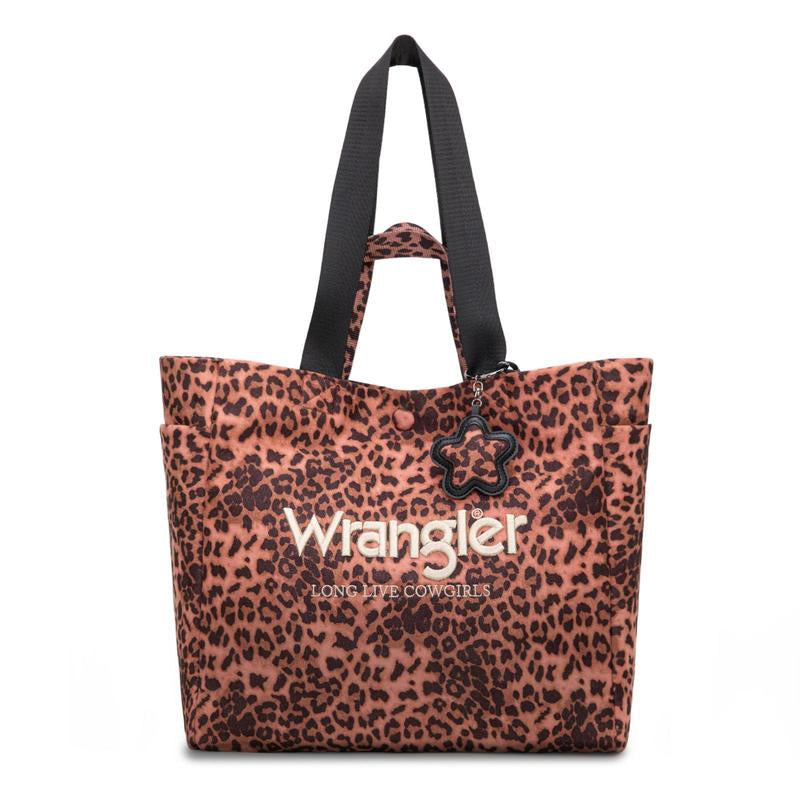 Wrangler Large Tote Bag for Women Casual Designer Shoulder Bag Handbag for Travel Work Gym