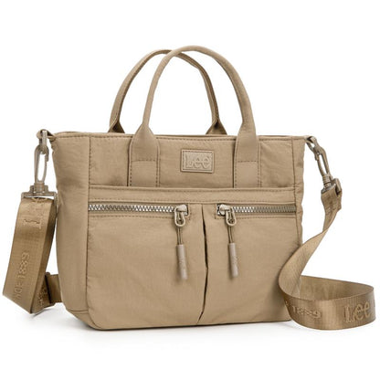 Montana West X Lee Small Crossbody Bag for Women Nylon Tote with Multiple Pockets Perfect Christmas Gift Lightweight Travel Work School Bag