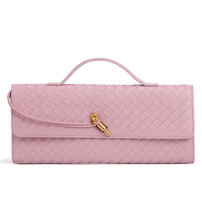 Bolso clutch trenzado