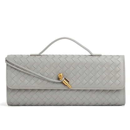 Bolso clutch trenzado