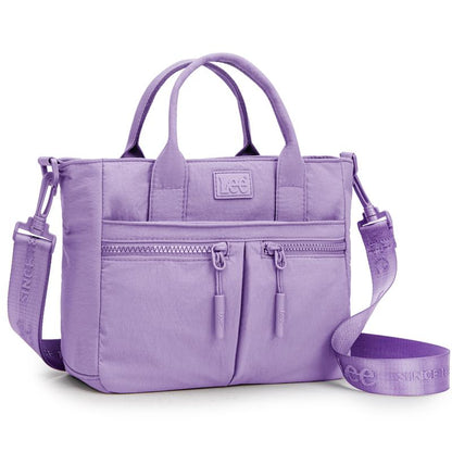 Montana West X Lee Small Crossbody Bag for Women Nylon Tote with Multiple Pockets Perfect Christmas Gift Lightweight Travel Work School Bag