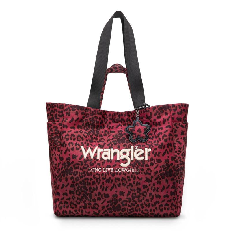 Wrangler Large Tote Bag for Women Casual Designer Shoulder Bag Handbag for Travel Work Gym