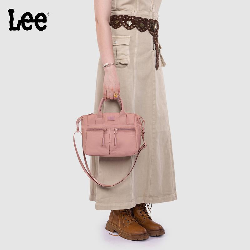 Montana West X Lee Small Crossbody Bag for Women Nylon Tote with Multiple Pockets Perfect Christmas Gift Lightweight Travel Work School Bag