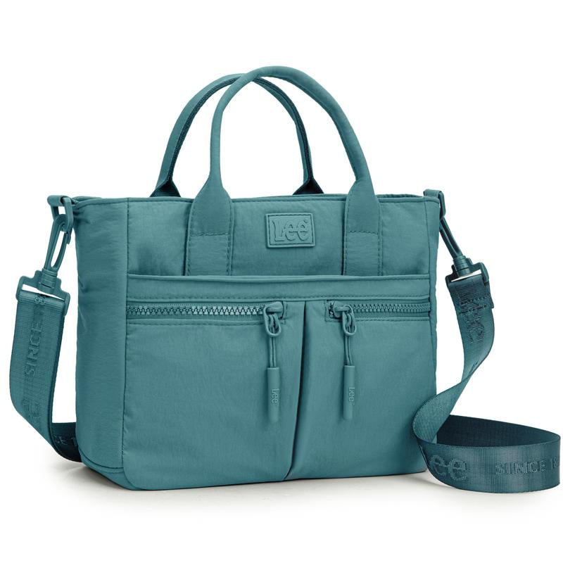 Montana West X Lee Small Crossbody Bag for Women Nylon Tote with Multiple Pockets Perfect Christmas Gift Lightweight Travel Work School Bag