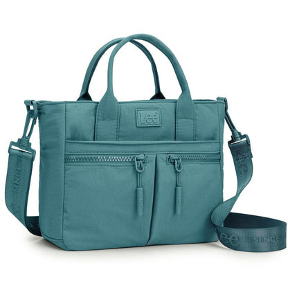 Montana West X Lee Small Crossbody Bag for Women Nylon Tote with Multiple Pockets Perfect Christmas Gift Lightweight Travel Work School Bag