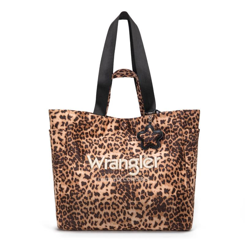Wrangler Large Tote Bag for Women Casual Designer Shoulder Bag Handbag for Travel Work Gym